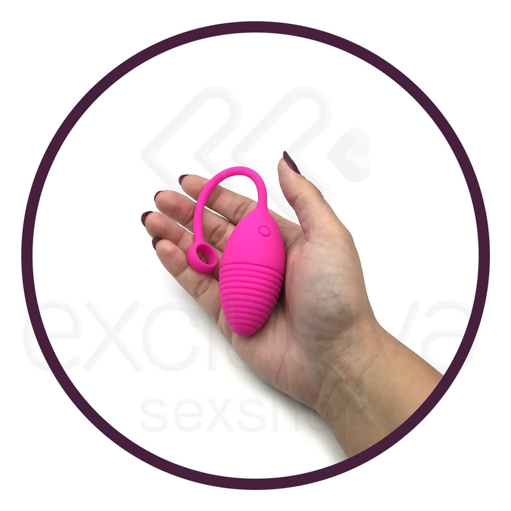 Aphrodisia Dancing Fairy Egg - Cápsula Vibratória Recarregável Aveludada com 10 Modos de Vibração 18 x 3,5 cm | Cor: Pink - 3