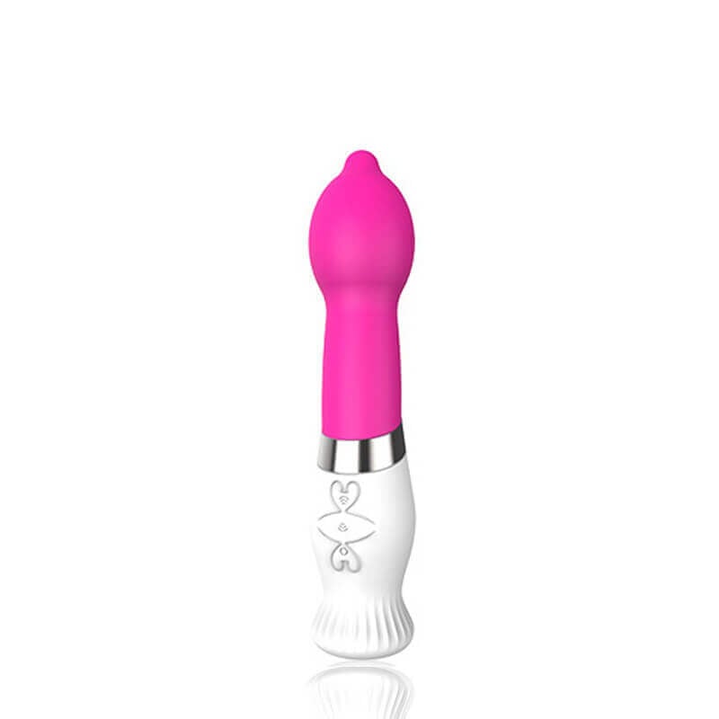 Dibe Lisa - Vibrador Recarregável Estimulador de Ponto G com 6 Modos de Vibração - 22 x 5 cm | Cor: Rosa - 2