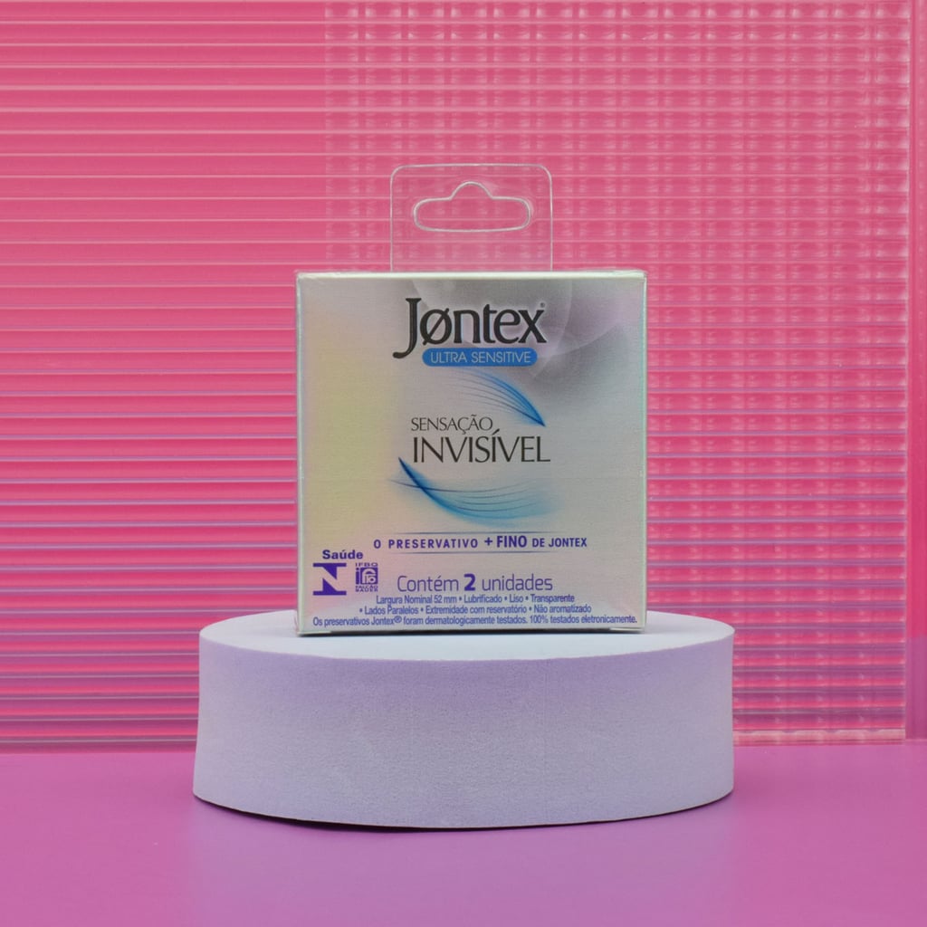 Preservativo Ultra Fino para uma Sensibilidade Maior - Jontex Sensação Invisível | 2 Unidades - 1