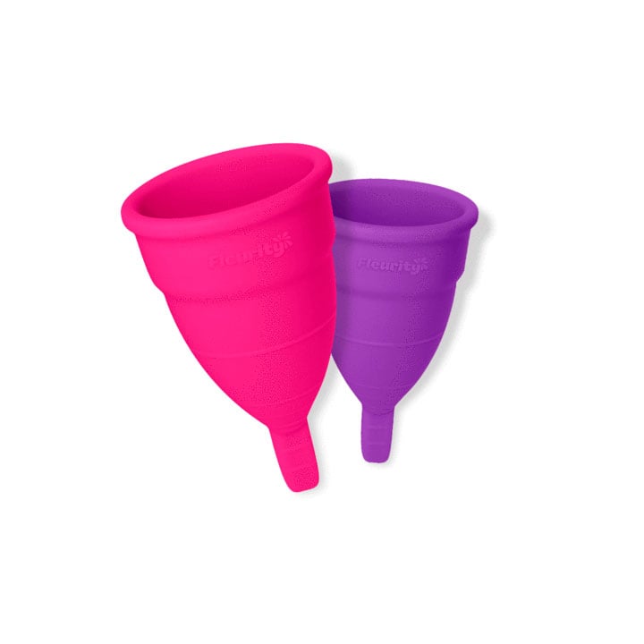 Kit com 2 Coletores Menstruais Reutilizáveis Tipo 2 - Fleurity - 2