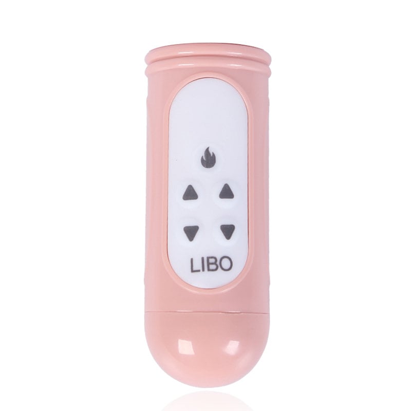 Libo - Vibrador Rotativo Recarregável com Estimulador Clitoriano com 36 Vibrações e Auto Aquecimento - 24 x 3 cm - 6