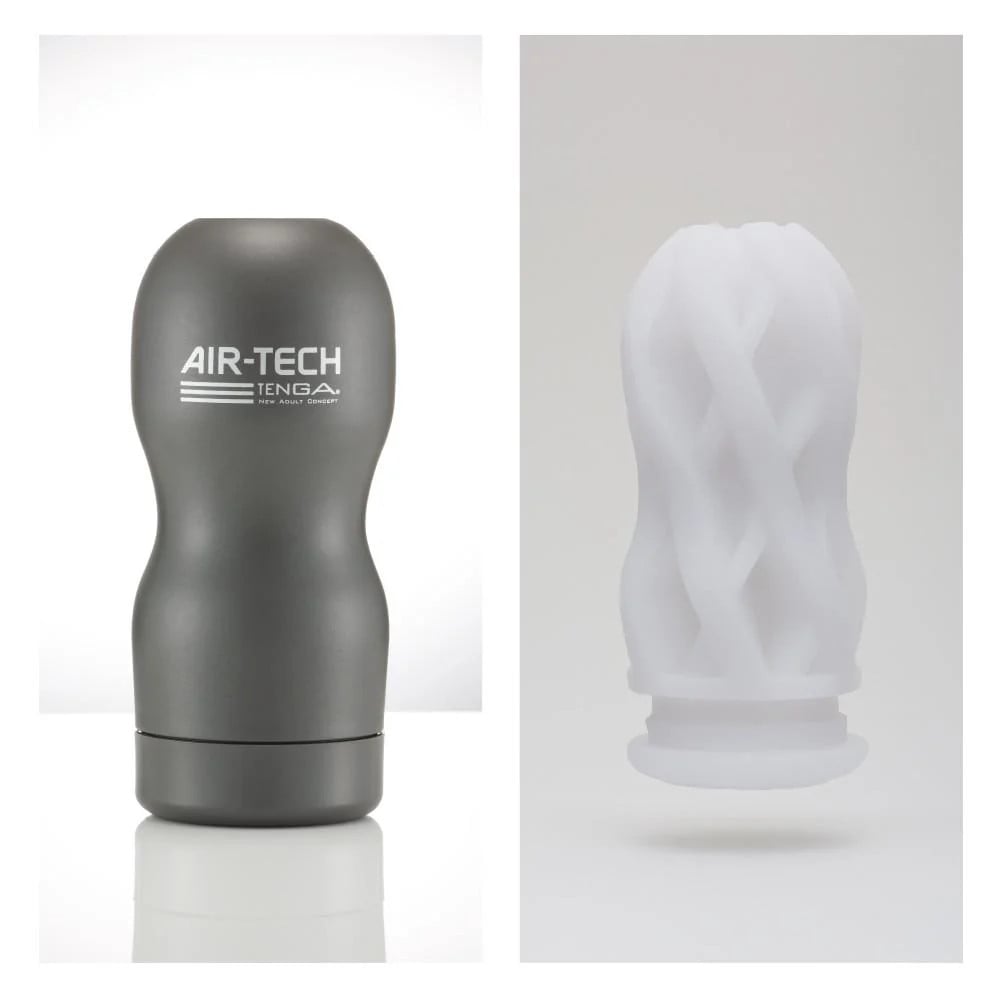 Masturbador Masculino Reutilizável com Textura Interna e Feito para Pênis Acima da Média - Tenga Air-Tech Ultra - 1