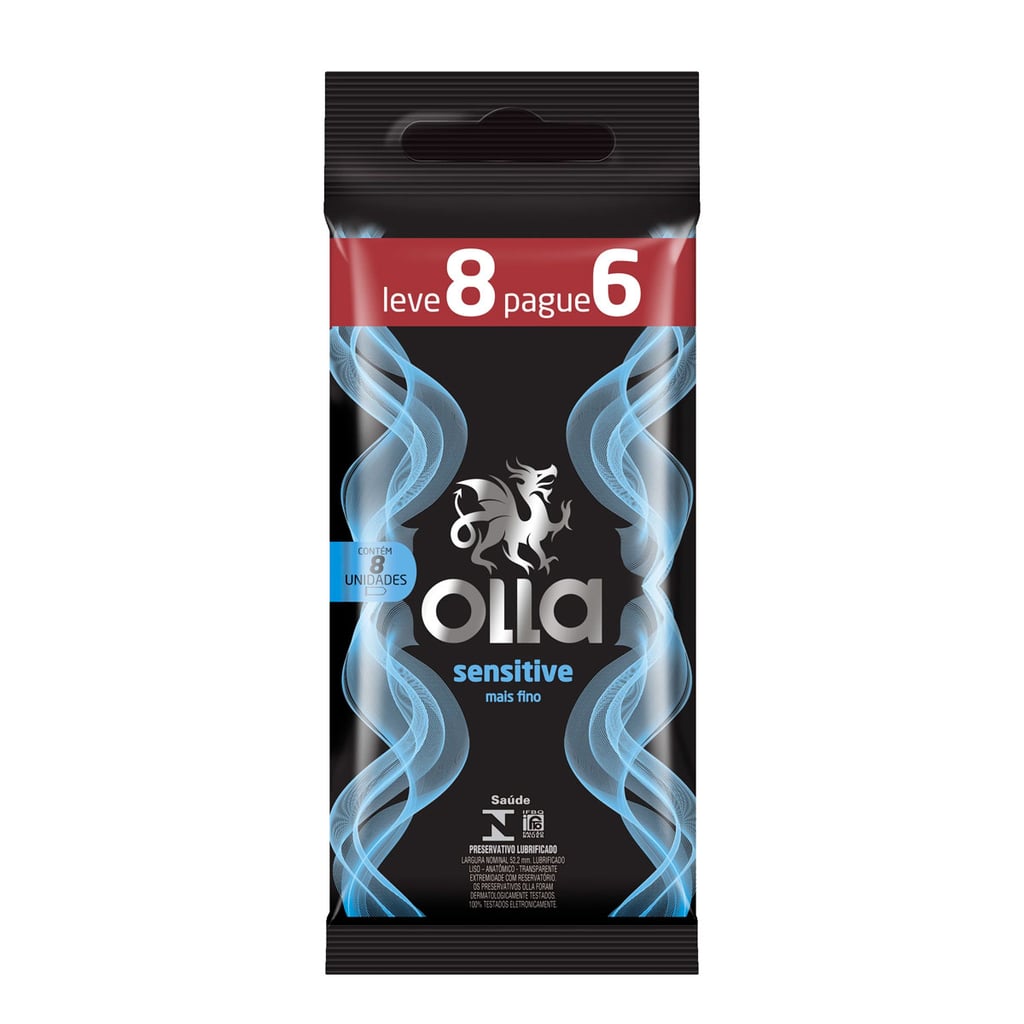 Preservativo Extra Fino - Olla Sensitive | Leve 8 Pague 6 - 1