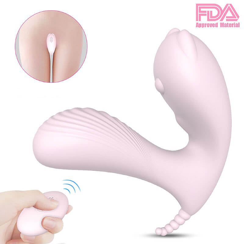 Vibrador de Clitóris, Ponto G e Períneo com 9 Modos de Vibrações e Controle Remoto Sem Fio - S-Hande Cara | Disponível em 2 Cores - 4