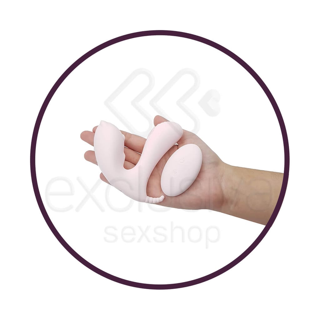 Vibrador de Clitóris, Ponto G e Períneo com 9 Modos de Vibrações e Controle Remoto Sem Fio - S-Hande Cara | Disponível em 2 Cores - 8