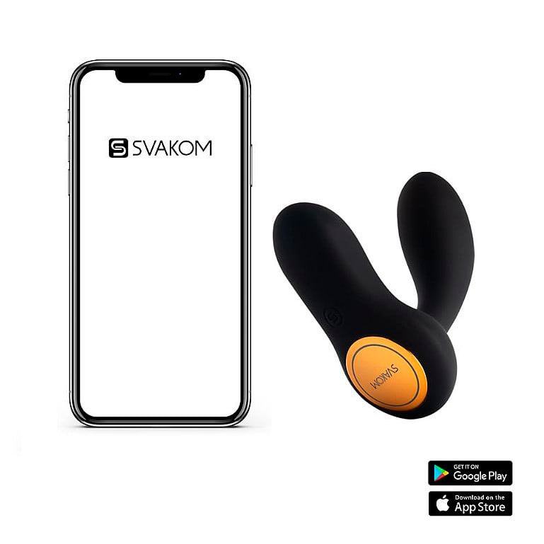 Massageador de Próstata Interativo Recarregável com 7 Modos de Vibração, 5 Intensidades e Aplicativo - Svakom Vick Neo | 7,5 x 2,8 cm - 1