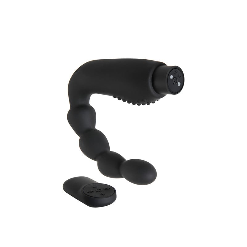 Estimulador de Próstata e Períneo com 7 Modos de Vibrações, 4 Velocidades, Controle Remoto Sem Fio e Recarregável - Topo Toys | 11 x 2,3 cm - 1