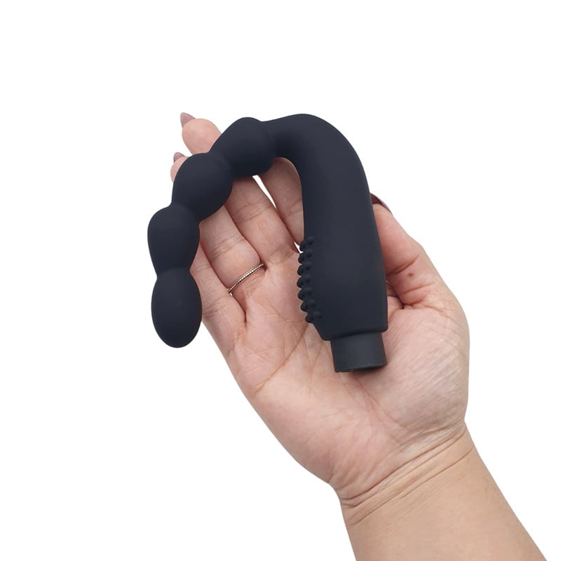 Estimulador de Próstata e Períneo com 7 Modos de Vibrações, 4 Velocidades, Controle Remoto Sem Fio e Recarregável - Topo Toys | 11 x 2,3 cm - 6