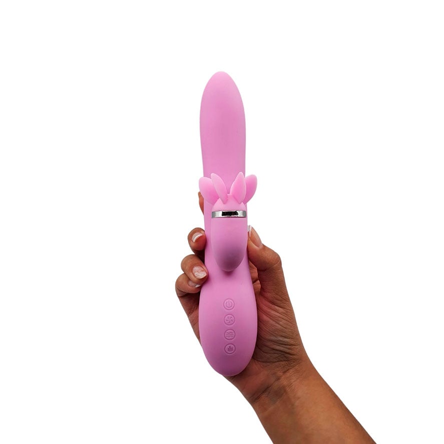 Vibrador Estimulador de Clitóris e Ponto G Recarregável com 12 Modos de Vibrações, Língua Giratória e Aquecimento - Intt Fogo no Parquinho | Disponivel em 3 Cores - 6