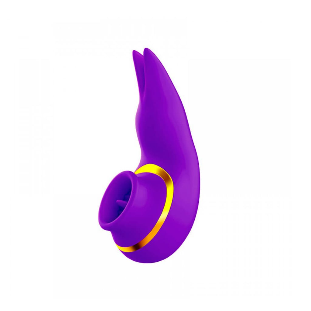 Vibrador Estimulador de Clitóris Recarregável com Vibração e 10 Movimentos na Língua Estimuladora - Hantewei Vibrators You Love of Friends | Disponível em 2 Cores - 4