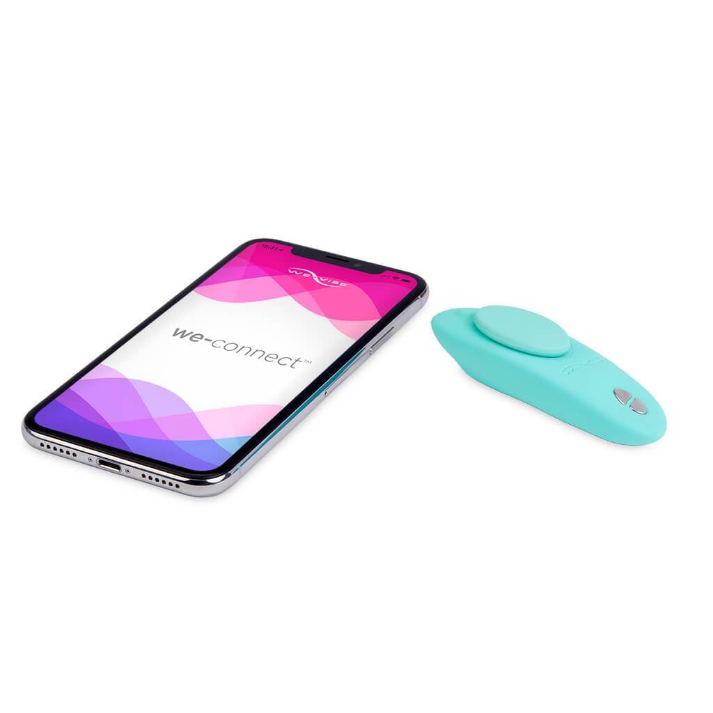 Vibrador para Calcinha Recarregável em Silicone com 10 Modos de Vibração com Controle Remoto Sem Fio - 9,2 x 2,8 cm | We-Vibe Moxie + - 6