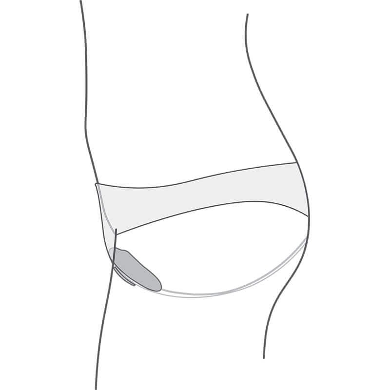 Vibrador para Calcinha Recarregável em Silicone com 10 Modos de Vibração com Controle Remoto Sem Fio - 9,2 x 2,8 cm | We-Vibe Moxie + - 4